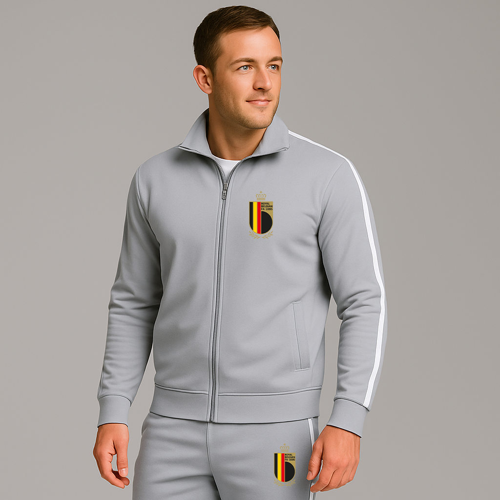 Men's Belgium National Soccer Team Logo Dri-Fit TrackSuit