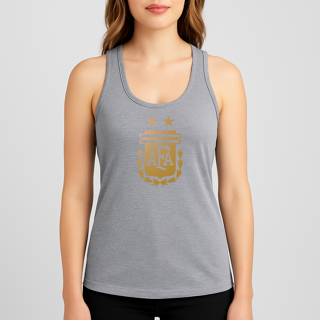 Women's Argentina Soccer Racerback Tank Top