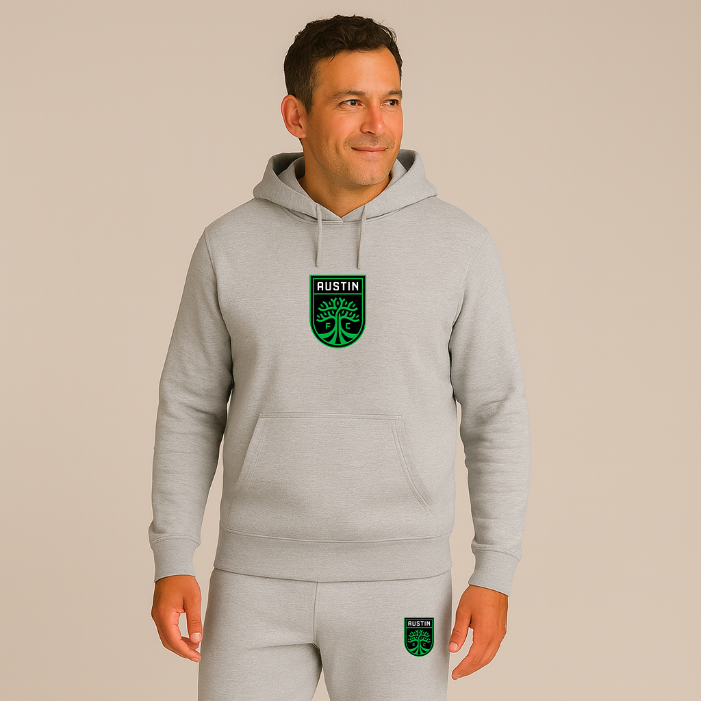 Men's Austin FC Logo Hoodie Joggers Set