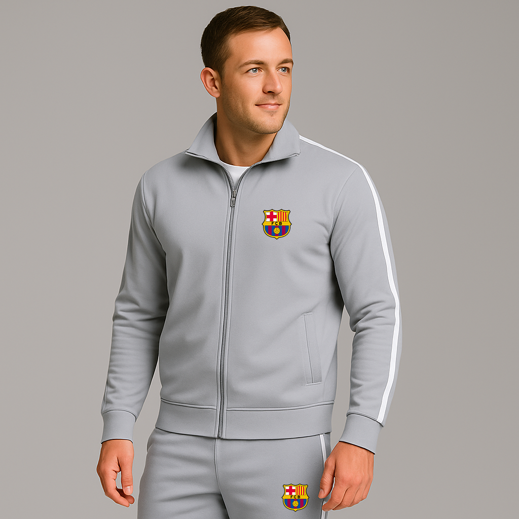 Men's F.C. Barcelona Soccer Logo Dri-Fit TrackSuit