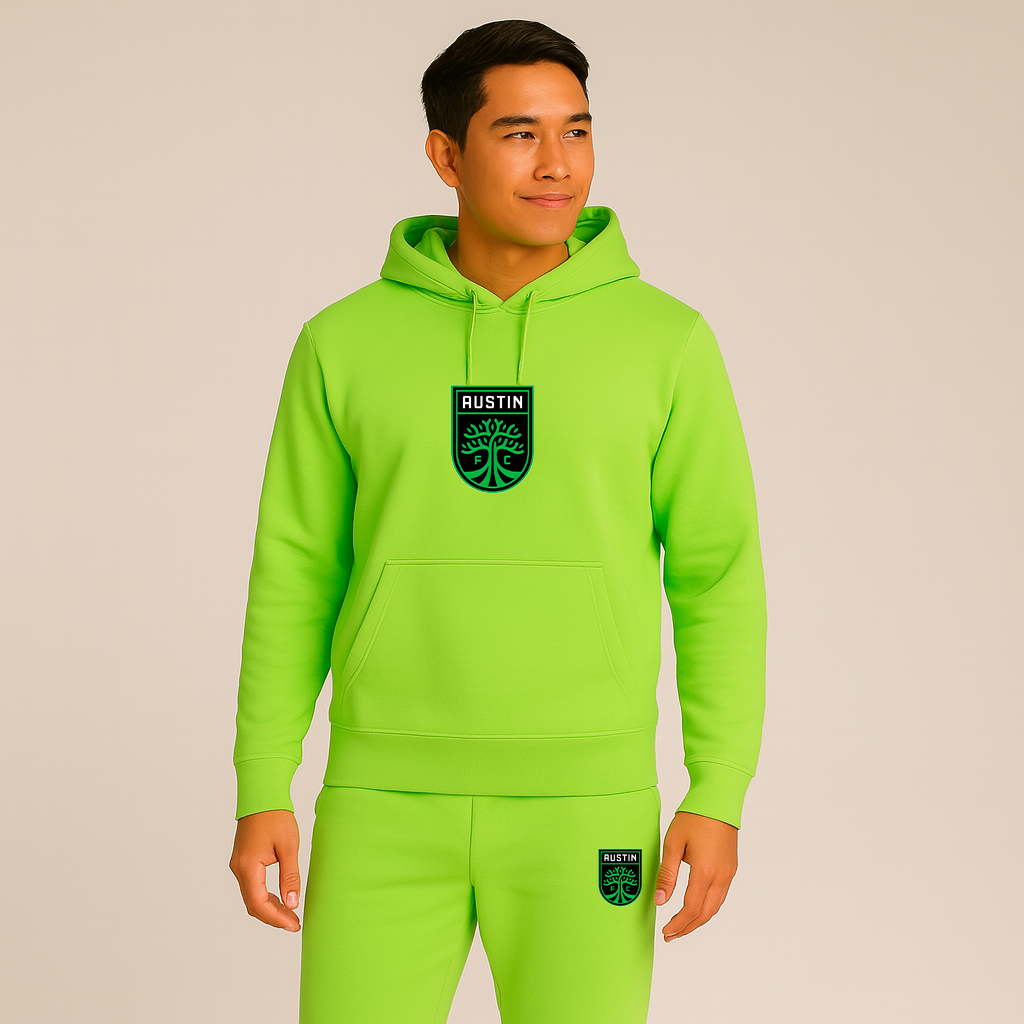 Men's Austin FC Logo Hoodie Joggers Set