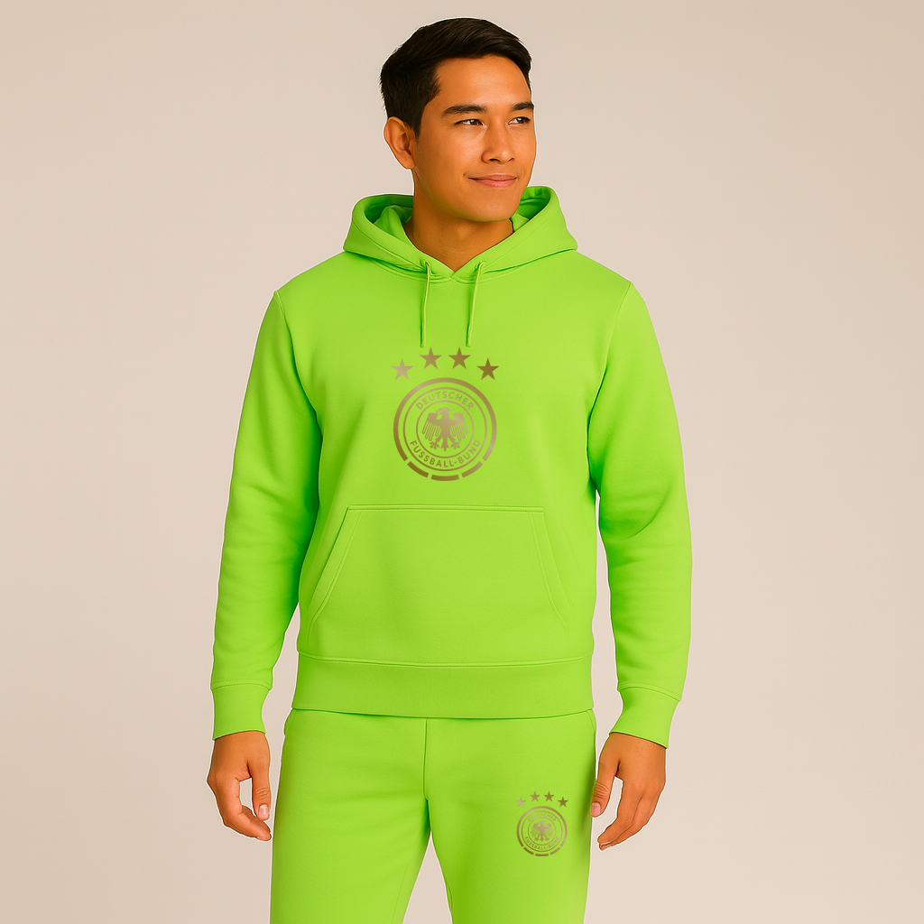 Men's Germany Soccer Logo Hoodie Joggers Set