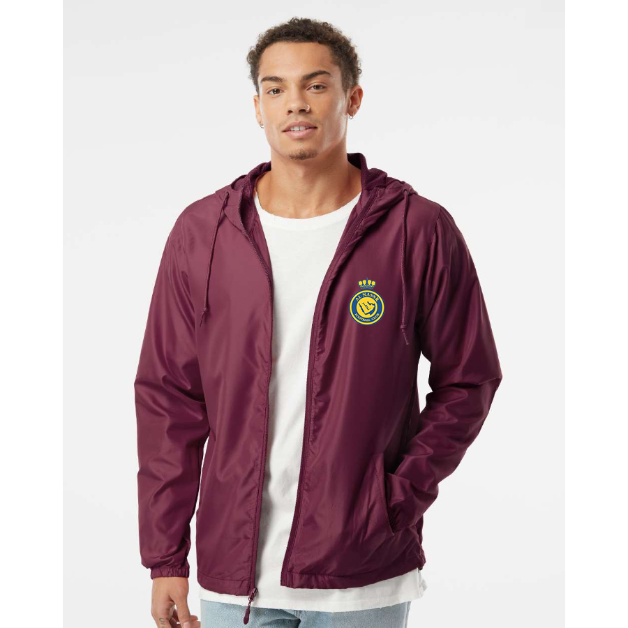 Men’s Al Nassr FC  - Independent Trading Co. - Lightweight Windbreaker Full-Zip Jacket - EXP54LWZ