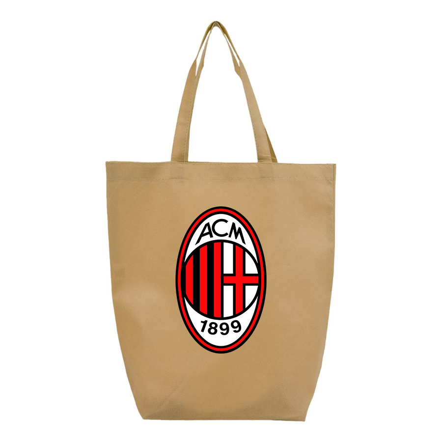AC Milan Soccer-  Q-Tees - Non-Woven Gusset Bottom Tote - Q1251