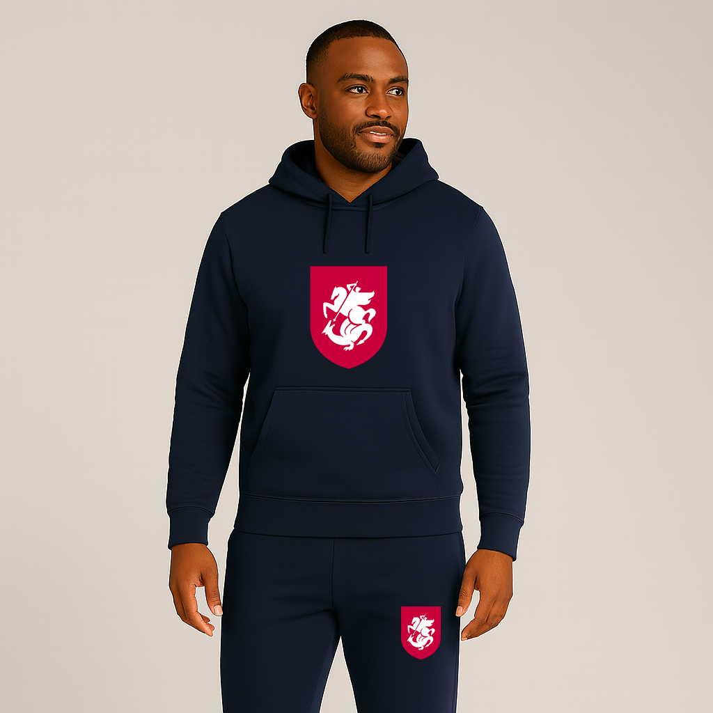 Men's Georgia National Soccer Team Hoodie Joggers Set