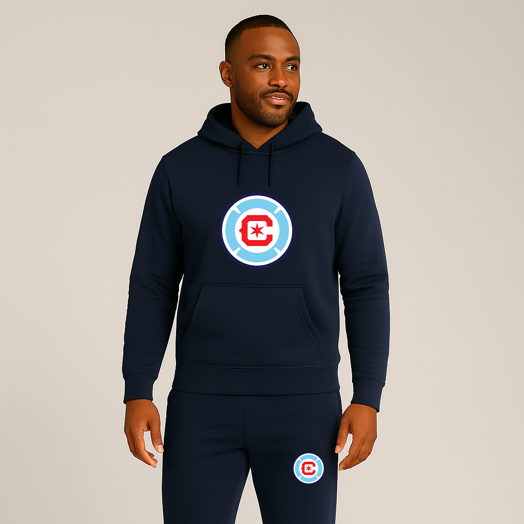 Men's Chicago Fire Soccer Hoodie Joggers Set