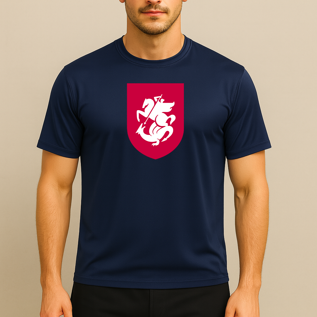 Men's Georgia National Soccer Team Polyester T-Shirt
