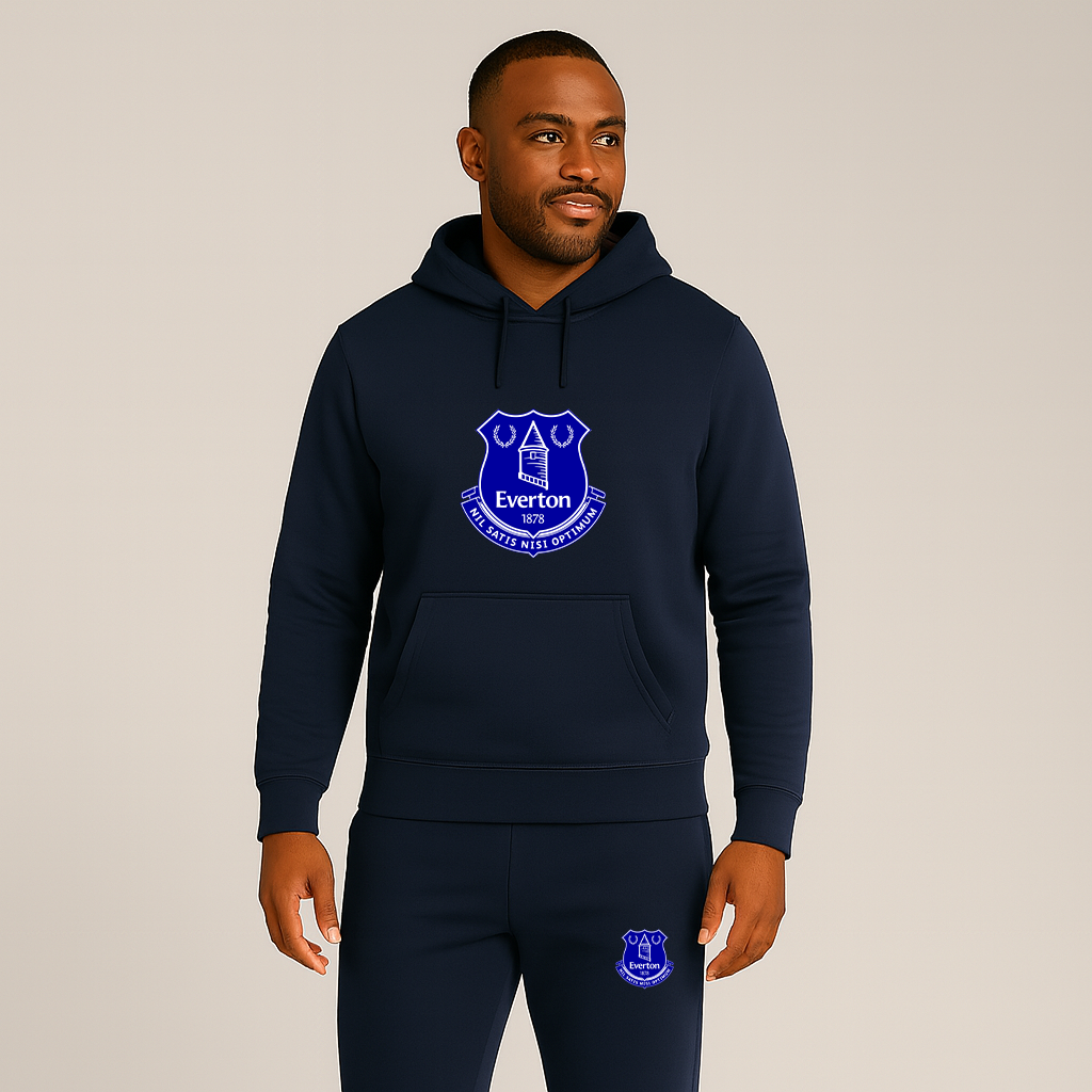 Men's Everton FC Logo Hoodie Joggers Set