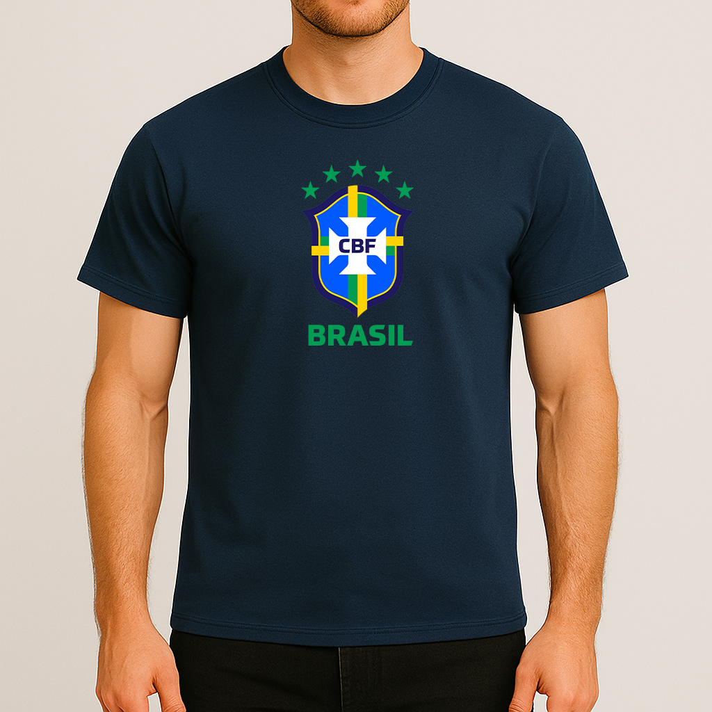 Men's Brasil National Soccer Team Cotton T-Shirt