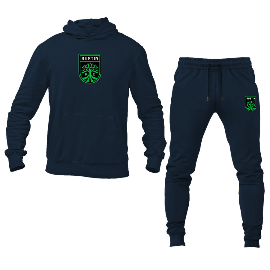 Men's Austin FC Logo Hoodie Joggers Set