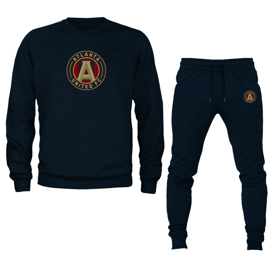 Men's Atlana United FC Logo Crewneck Sweatshirt Joggers Suit