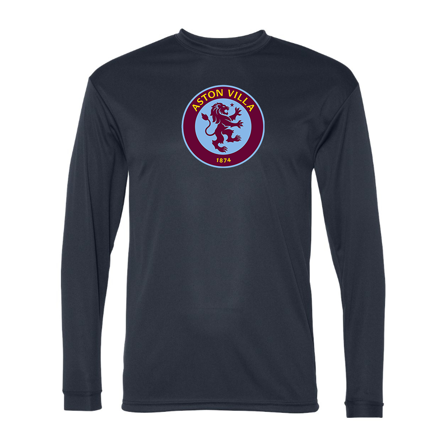 Men's Aston Villa Performance Long Sleeve T-Shirt