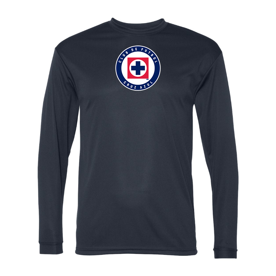 Men’s Cruz Azul Football Club Performance Long Sleeve T-Shirt