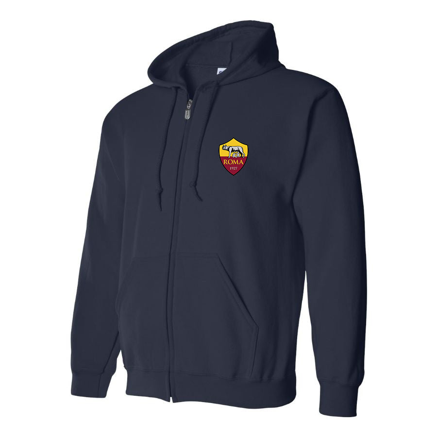 Men's AS Roma FC Zipper Hoodie