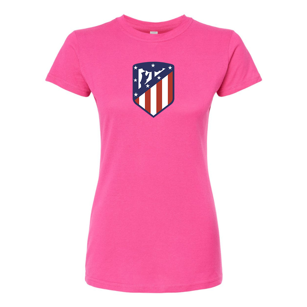 Women’s Atletico Madrid FC Round Neck T-Shirt