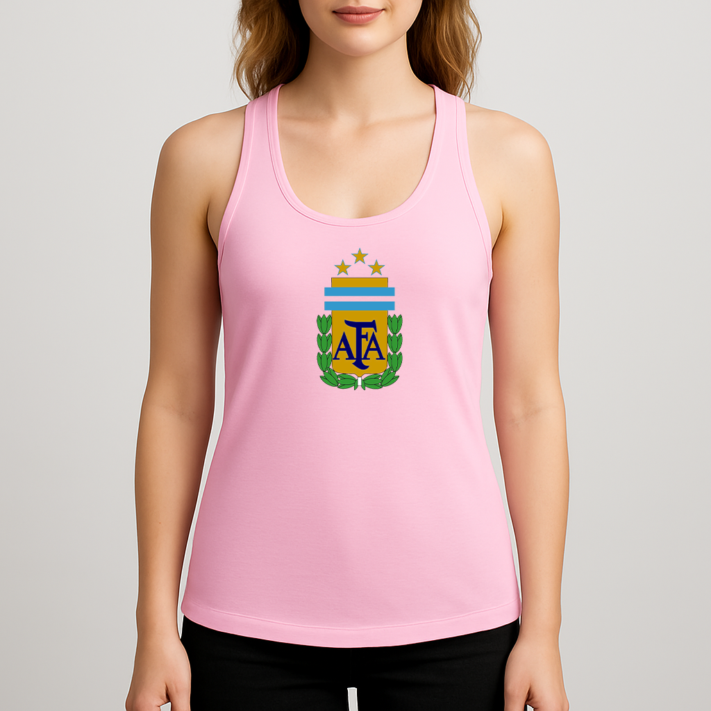 Women's Argentina National Soccer Team Racerback Tank Top
