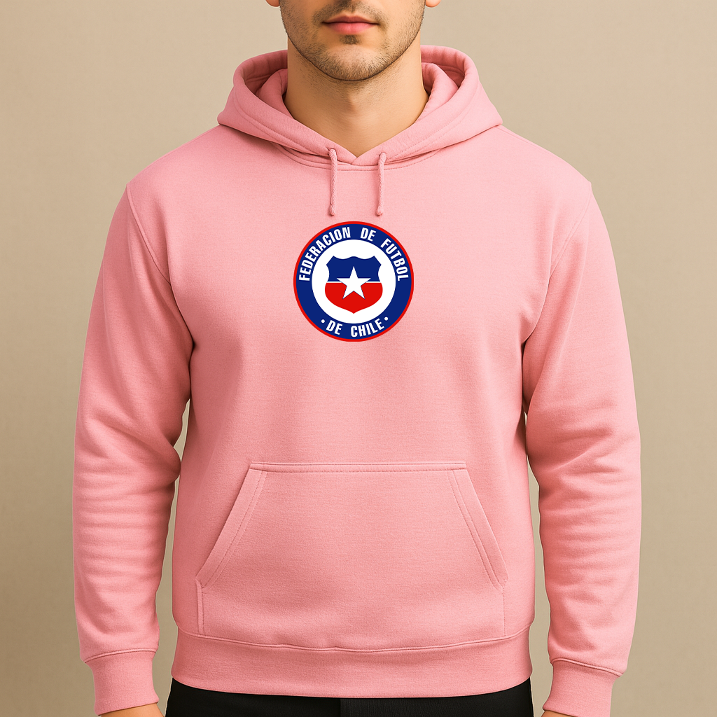 Men's Chile National Soccer Team  Pullover Hoodie