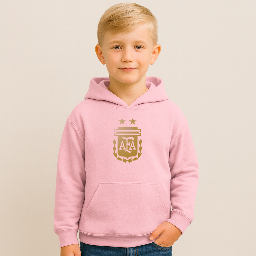 Youth Kids Argentina Soccer Pullover Hoodie