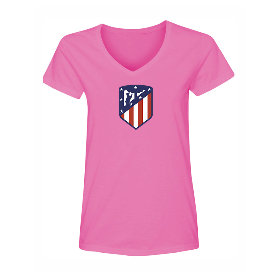 Women's Atletico Madrid FC V-Neck T-Shirt