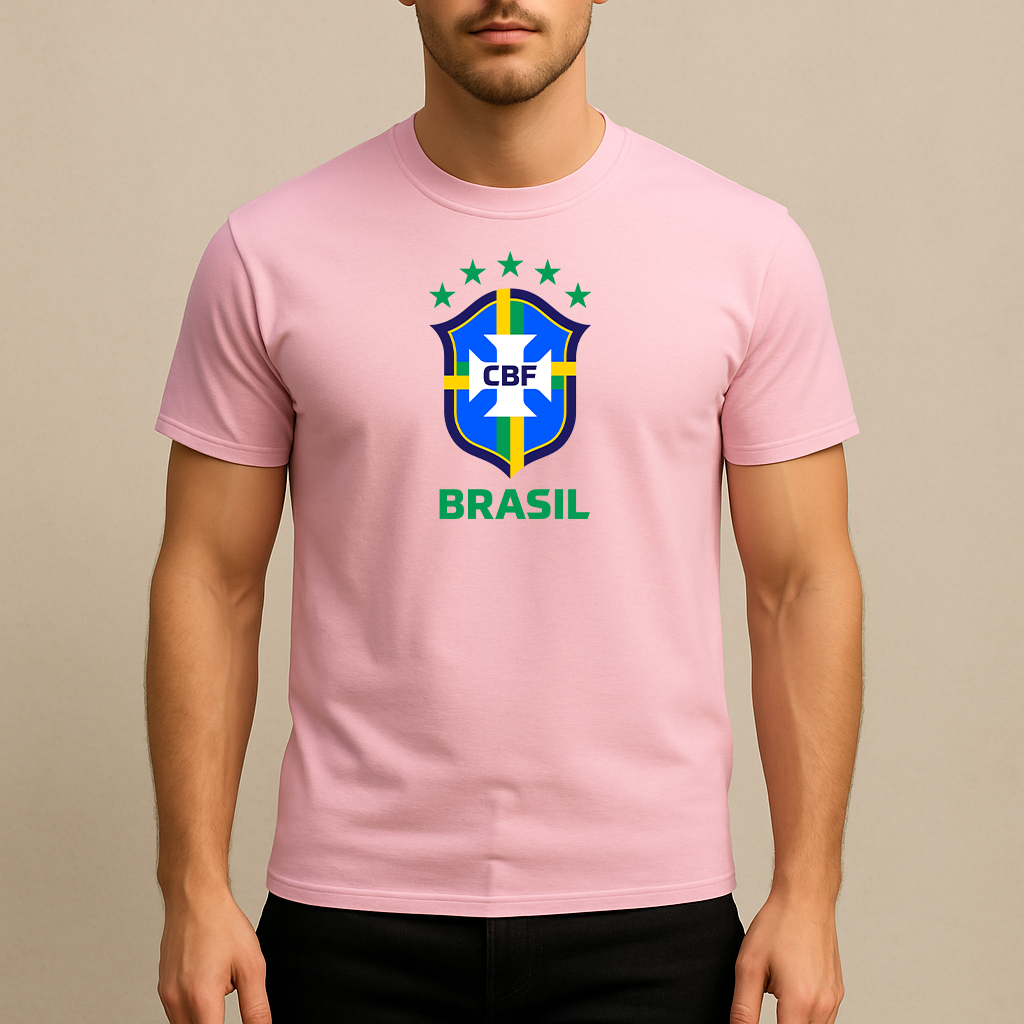 Men's Brasil National Soccer Team Cotton T-Shirt