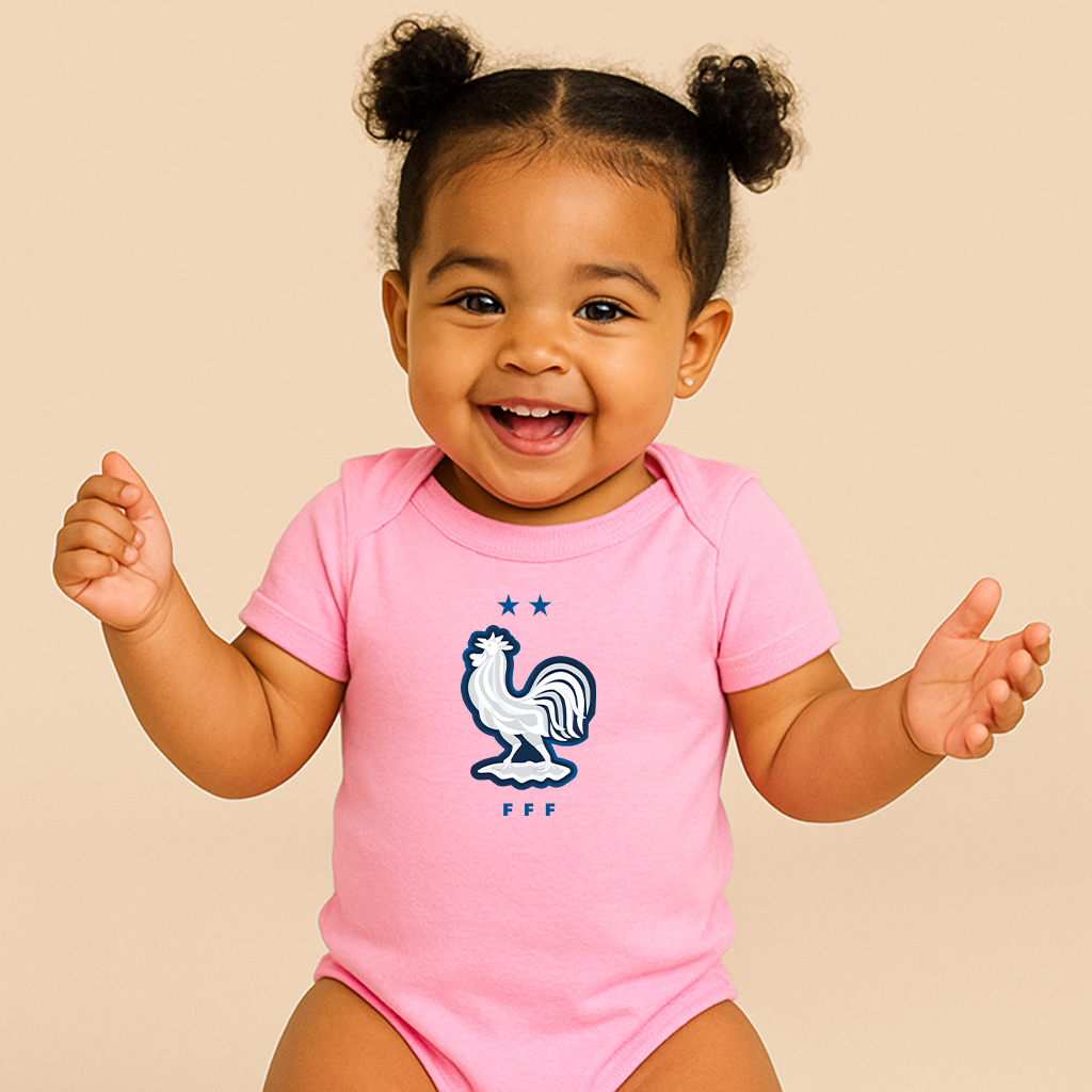 France National Soccer Team Baby Romper Onesie