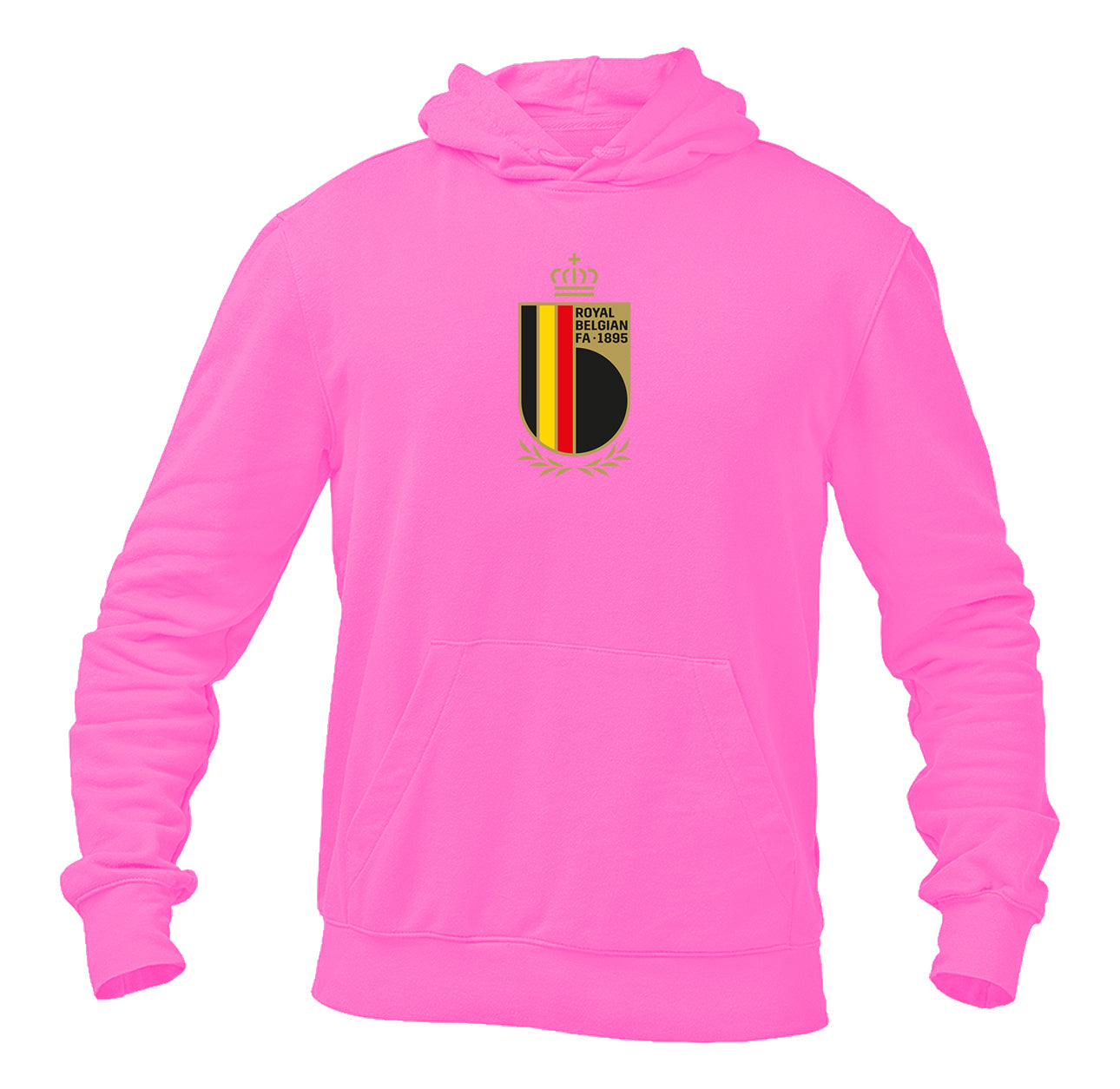 Men's Belgium National Soccer Team Pullover Hoodie