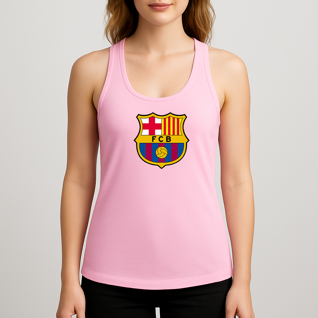 Women's F.C. Barcelona Soccer Racerback Tank Top