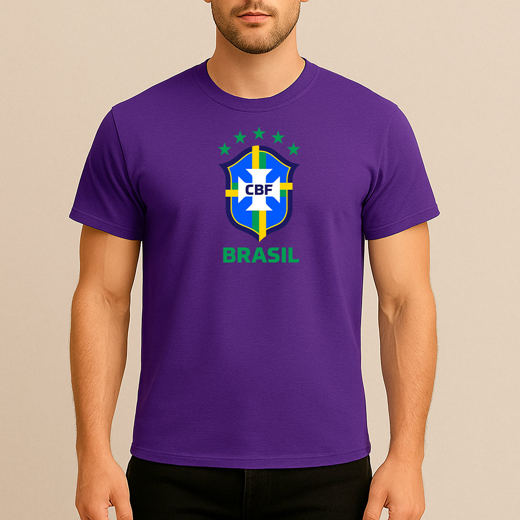 Men's Brasil National Soccer Team Cotton T-Shirt