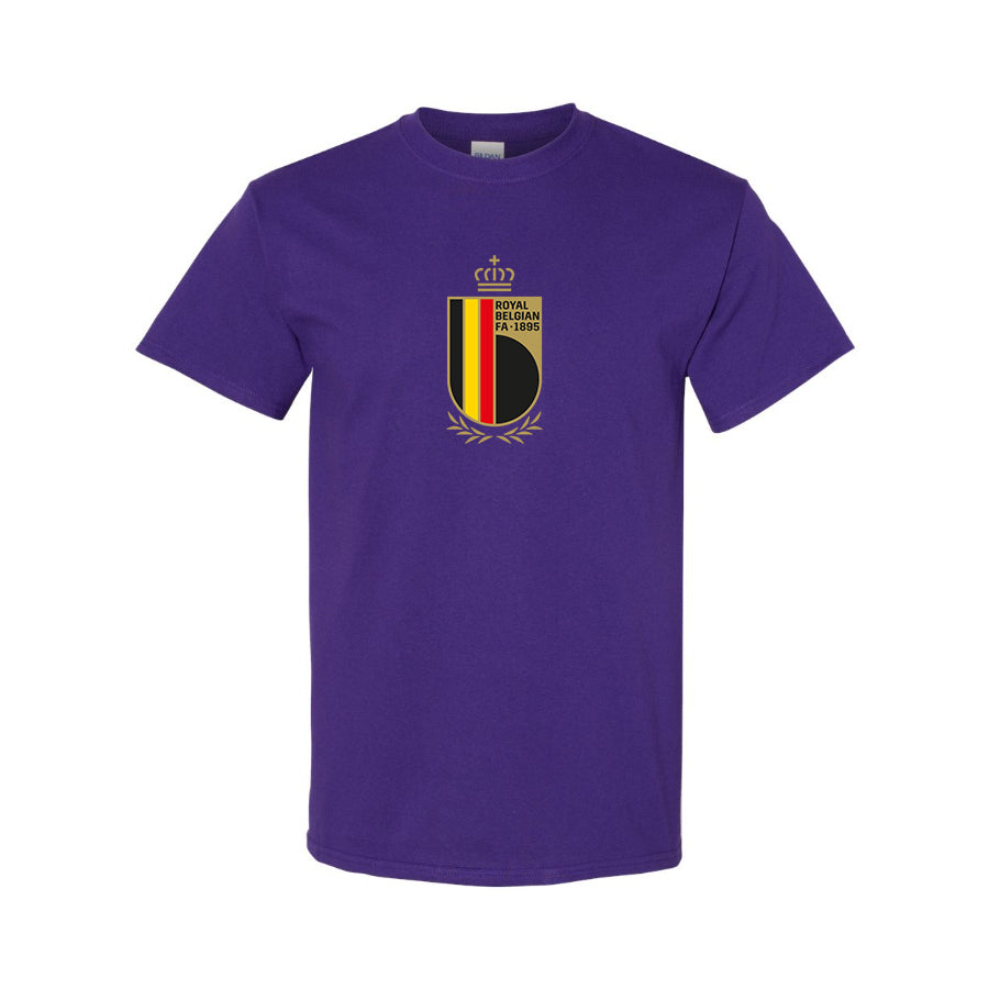 Men's Belgium National Soccer Team Cotton T-Shirt