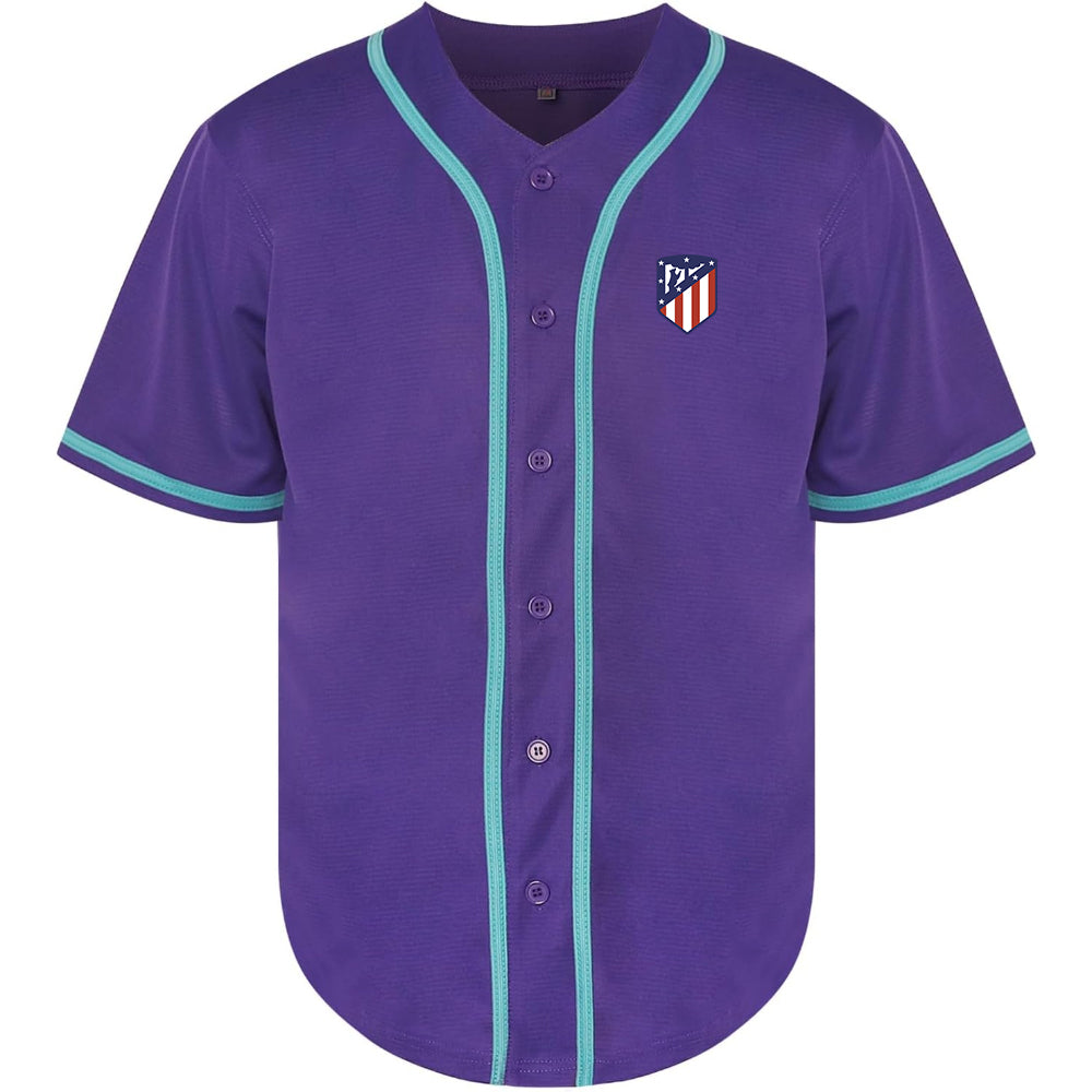 Men's Atletico Madrid FC Baseball Jersey
