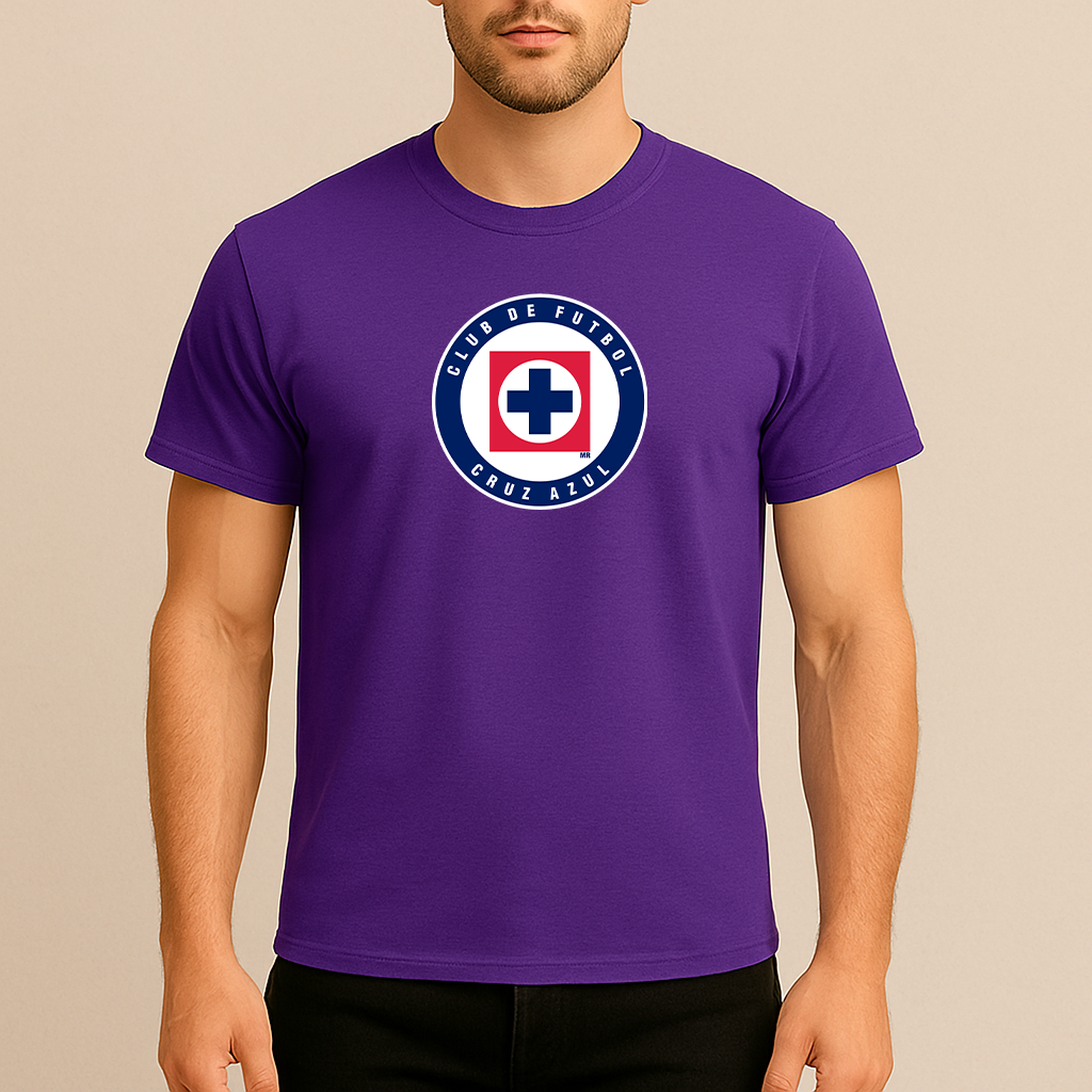 Men's Cruz Azul Football Club Cotton T-Shirt