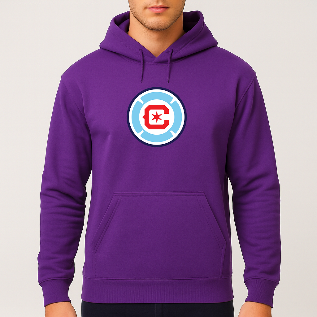 Men's Chicago Fire Soccer Pullover Hoodie