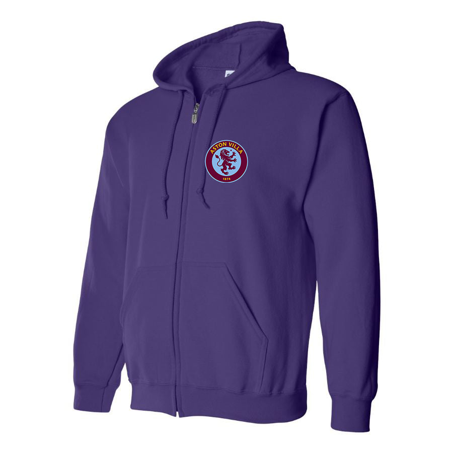 Men's Aston Villa Zipper Hoodie