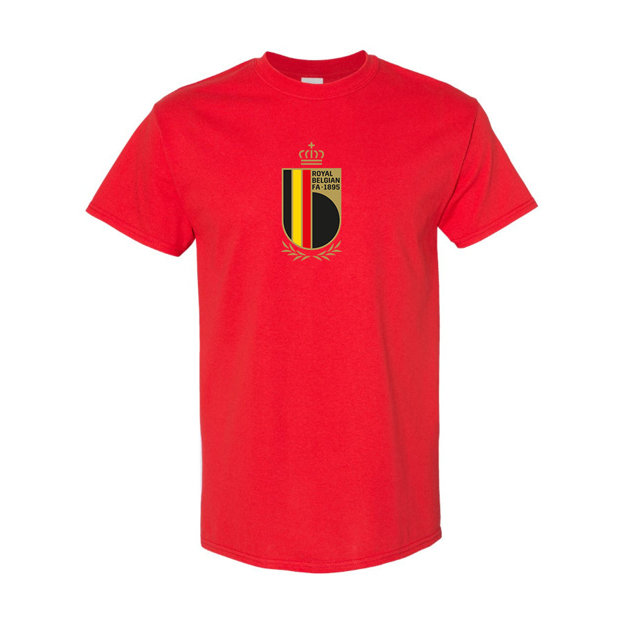 Men's Belgium National Soccer Team Cotton T-Shirt