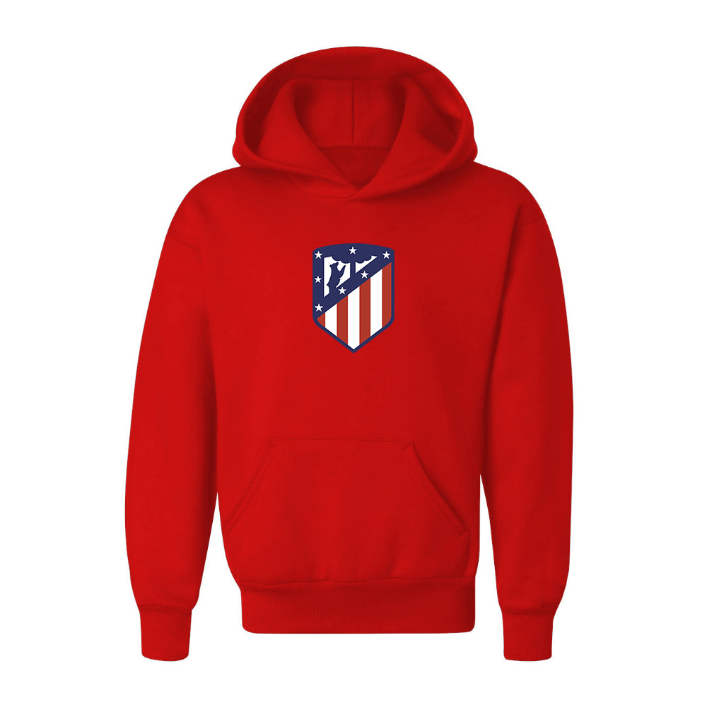 Youth Kids Atletico Madrid FC Pullover Hoodie