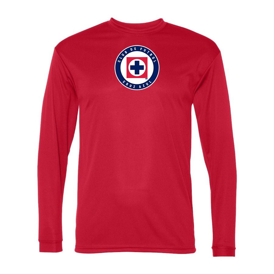 Men’s Cruz Azul Football Club Performance Long Sleeve T-Shirt