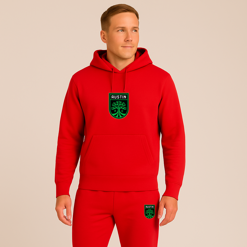 Men's Austin FC Logo Hoodie Joggers Set
