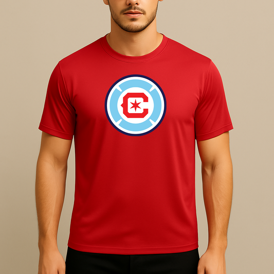 Men's Chicago Fire Soccer Polyester T-Shirt