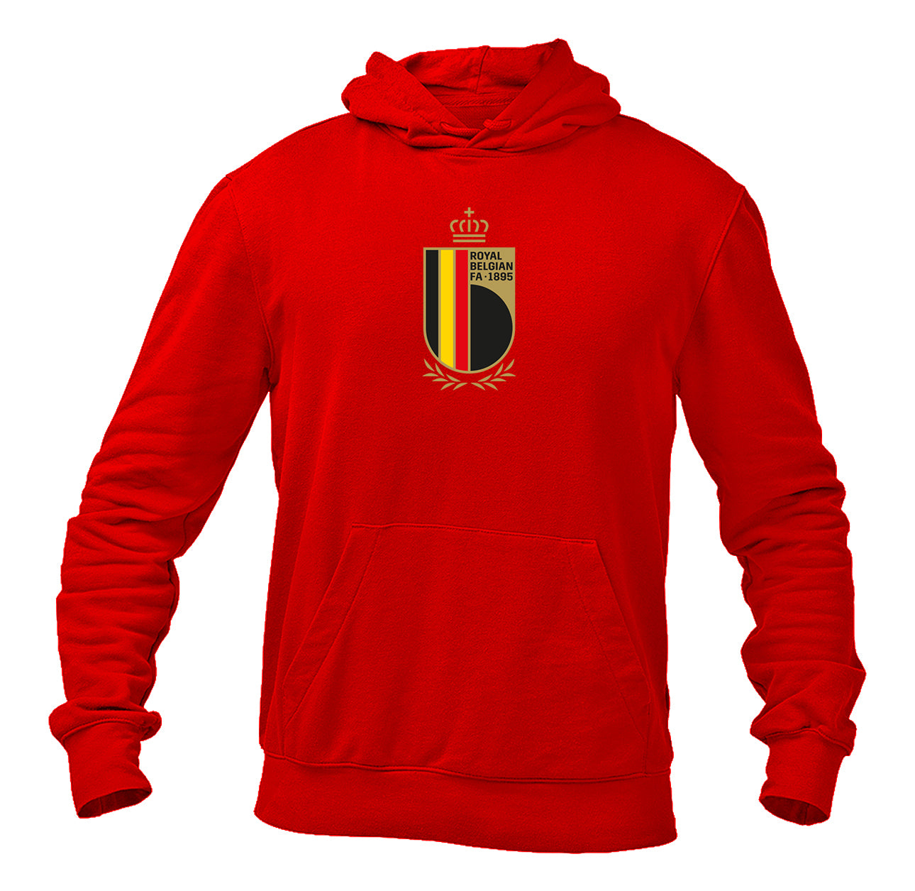 Men's Belgium National Soccer Team Pullover Hoodie