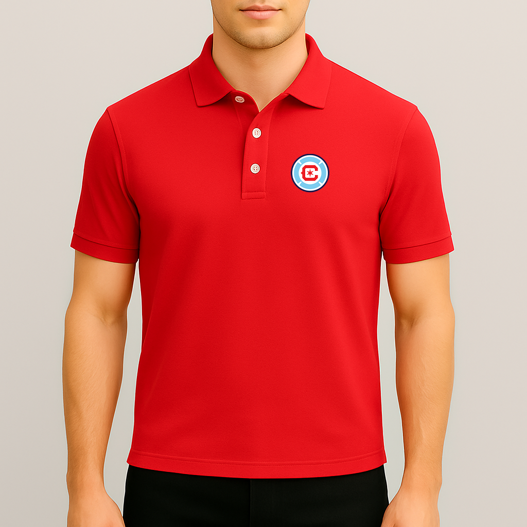 Men's Chicago Fire Soccer Dry Blend Polo