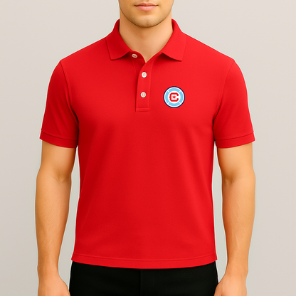 Men's Chicago Fire Soccer Dry Blend Polo