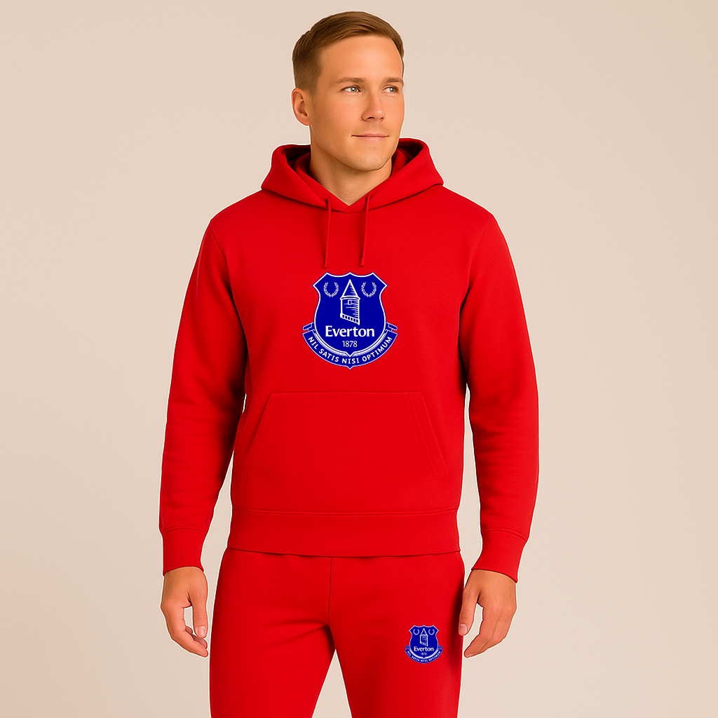 Men's Everton FC Logo Hoodie Joggers Set