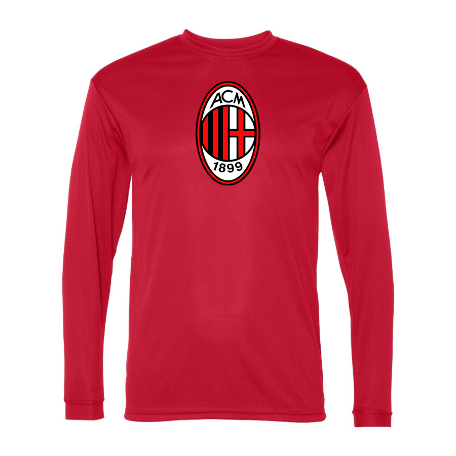 Men’s AC Milan Soccer- C2 Sport - Performance Long Sleeve T-Shirt