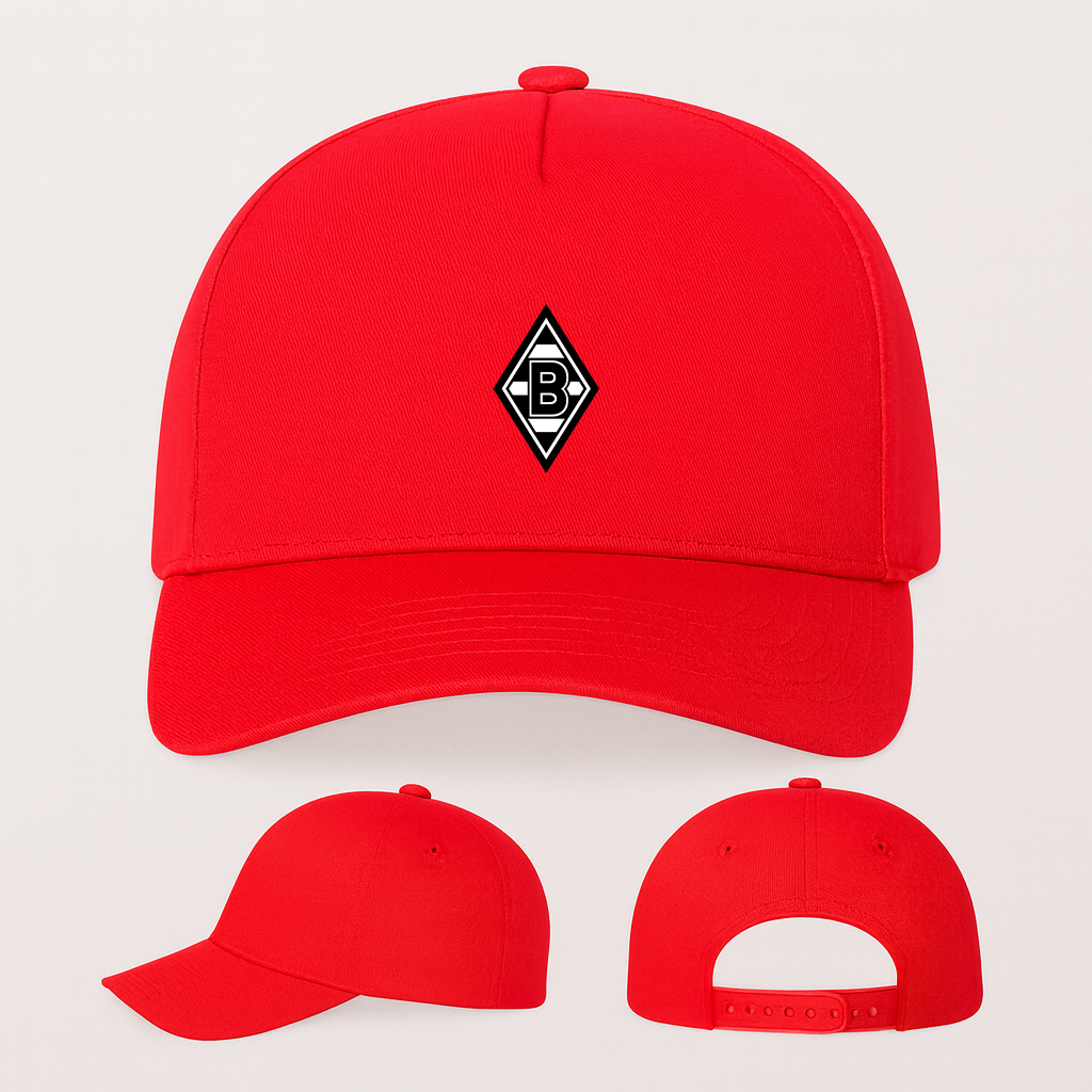 Borussia Monchengladbach FC Five Panel Twill Snapback Cap