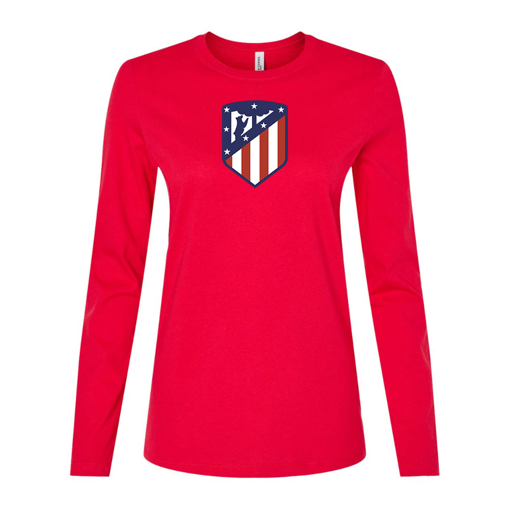 Women's Atletico Madrid FC Long Sleeve T-Shirt