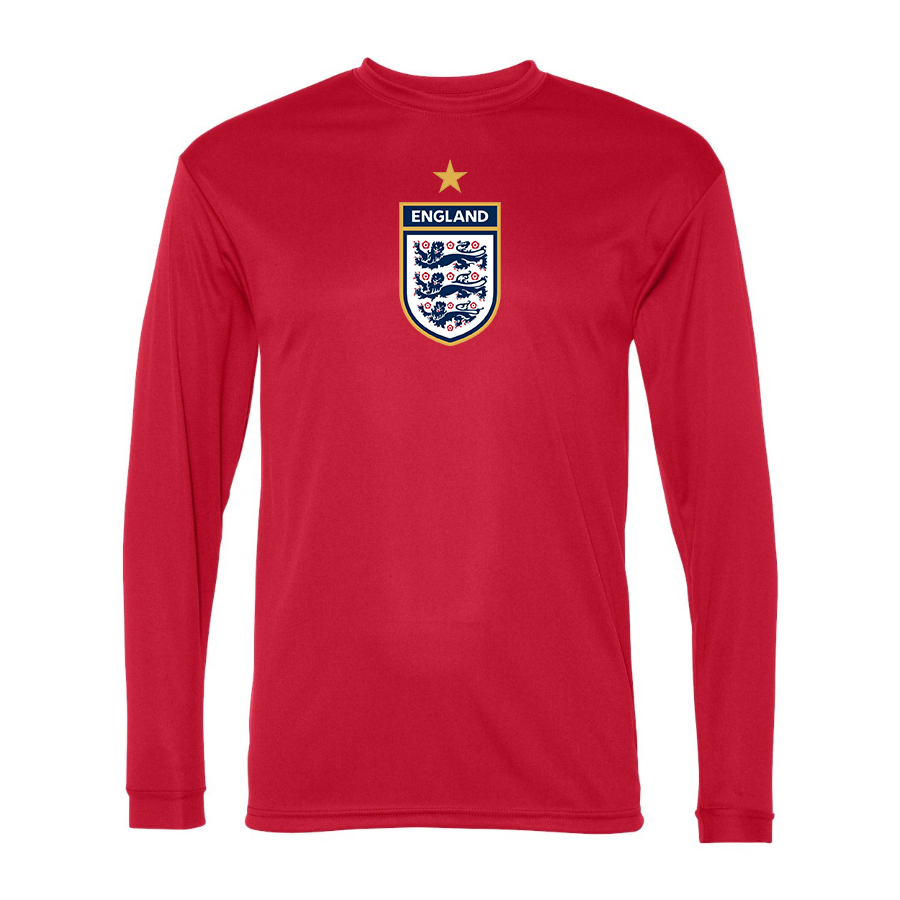 Men’s  England National Soccer Team - C2 Sport - Performance Long Sleeve T-Shirt - 5104