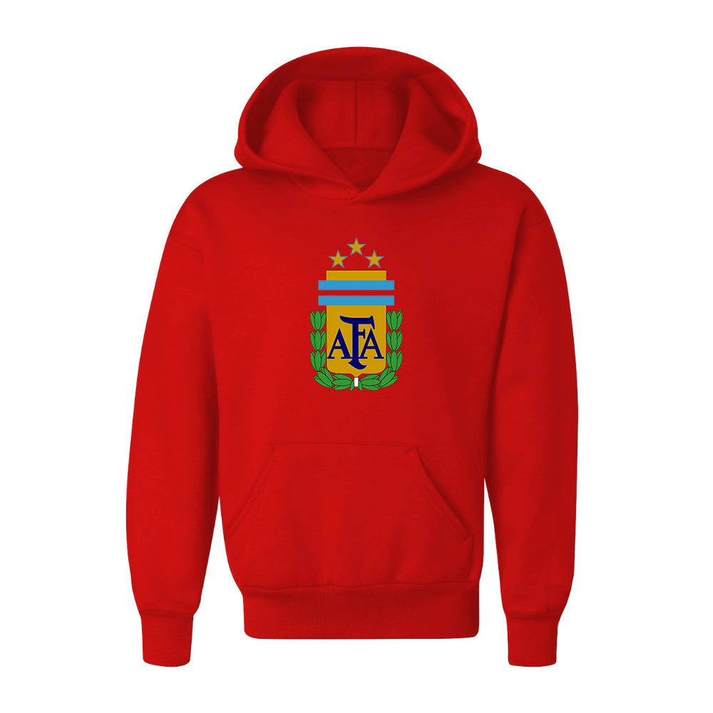 Youth Kids Argentina National Soccer Team Pullover Hoodie