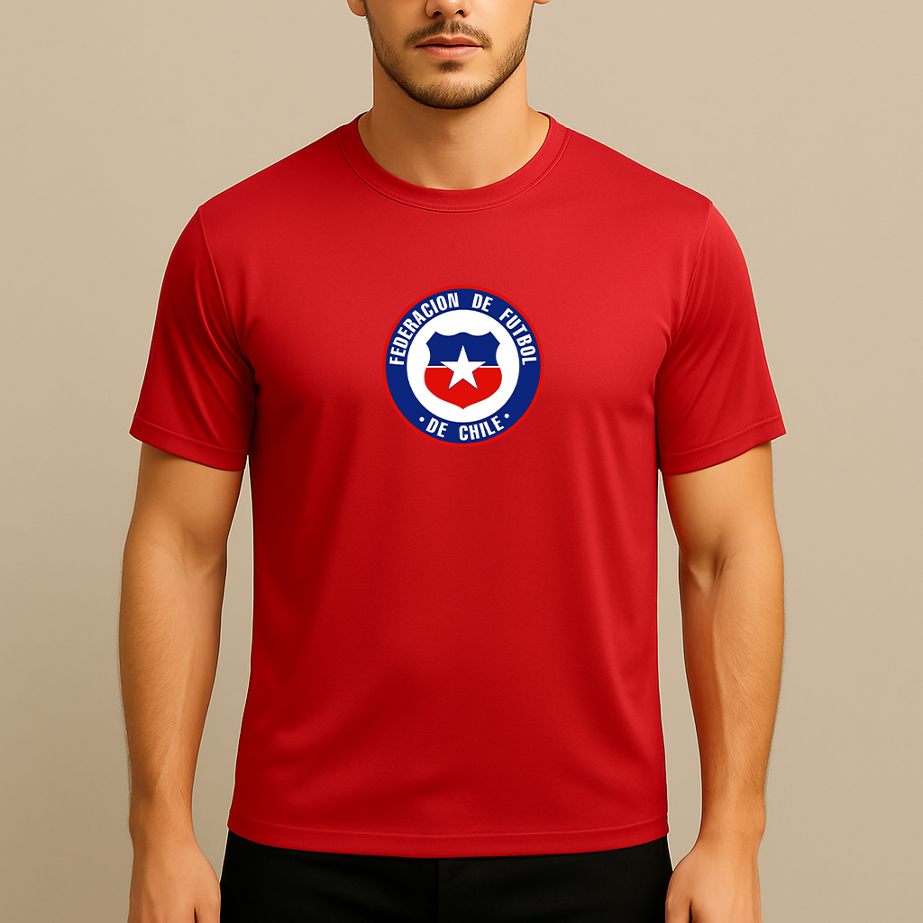 Men's Chile National Soccer Team  Polyester T-Shirt
