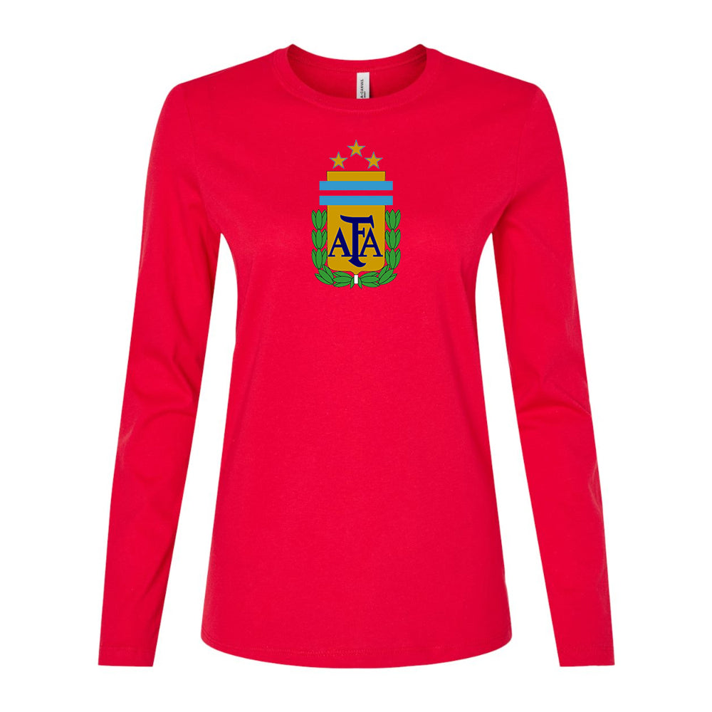 Women's Argentina National Soccer Team Long Sleeve T-Shirt