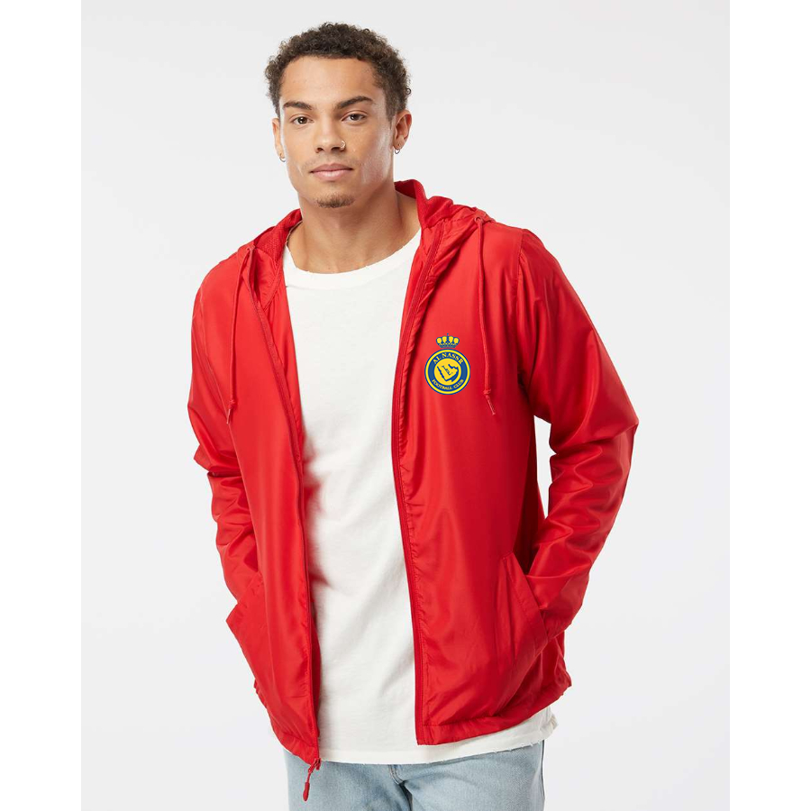 Men’s Al Nassr FC  - Independent Trading Co. - Lightweight Windbreaker Full-Zip Jacket - EXP54LWZ